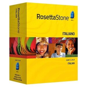 Rosetta Stone Italian Language Learning Software Version 3 Level‎ 1-3 Complete